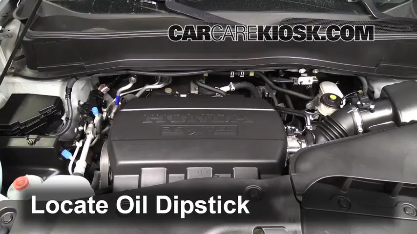 2011 Honda Pilot EX-L 3.5L V6 Oil Check Oil Level